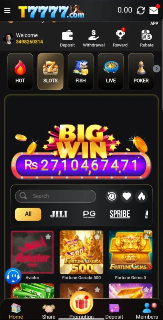 T777 Game
